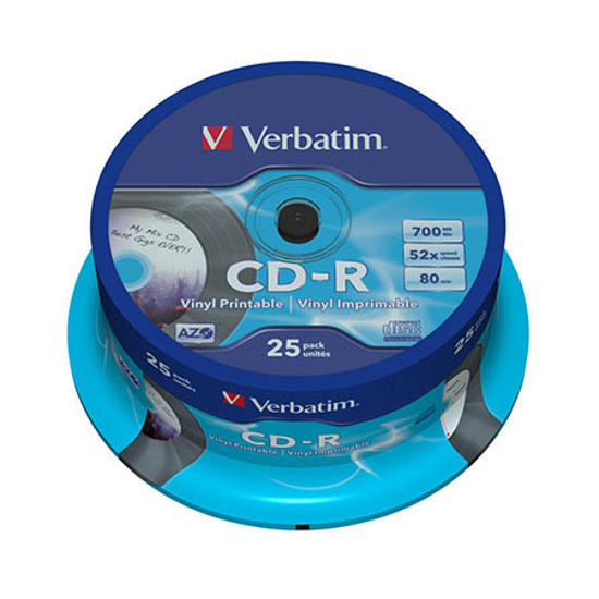 Picture of CD-R,VERBATIM, 700 MB,52X,spindle 25 kom EXTRA PRO.