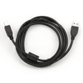 Picture of USB 2.0 kabal, CRNI 1,80m, A-B cable ferrite, GEMBIRD CCF-USB2-AMBM-6