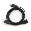 Picture of USB 2,0 DUAL kabal GEMBIRD A-plug A-socket, 1.8m, CCP-USB22-AMAF-6