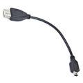 Picture of USB adapter/kabl 2,0 USB AF-miniBM 15cm, GEMBIRD A-OTG-AFBM-002
