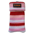 Picture of Čarapica za mobilni telefon SBOX MCF-S16 crveno-roza-bijela 65x100mm