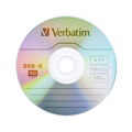 Picture of DVD-R, VERBATIM,4,7 GB,16X,MATT SILVER SLIM CASE
