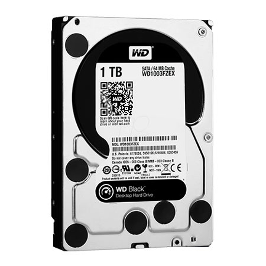 Picture of HDD 1 TB, WD1003FZEX, SATA-6GB, 7200 rpm, 64 MB, black edition