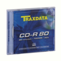Picture of CD-R, TRAXDATA, 80 min, 52X, SLIMBOX