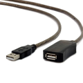 Picture of USB active extension cable 10m, GEMBIRD UAE-01-10M, black