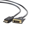 Picture of DisplayPort kabal/adapter GEMBIRD, DisplayPort to DVI, 1m, CC-DPM-DVIM-1M