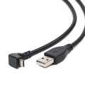 Picture of USB 2,0 kabal A-microB 1.8m, 90stepeni konektor, GEMBIRD CCP-mUSB2-AMBM90-6