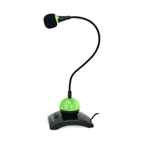 Picture of Mikrofon ESPERANZA DESKTOP CHAT, switch, green, 3,5mm, EH130G