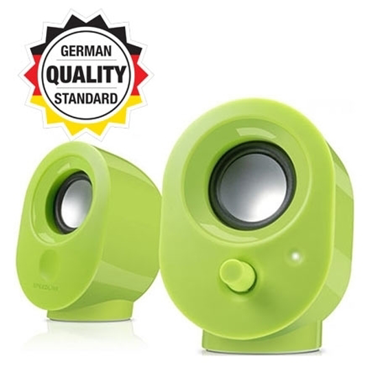 Picture of Zvučnici 2.0 SPEEDLINK SNAPPY Stereo, green, USB, SL-8001-GN