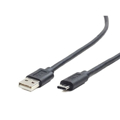 Picture of USB 2,0 kabal AM to Type-C AM/CM, 1,8m, BLACK, GEMBIRD CCP-USB2-AMCM-6