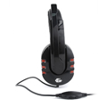 Picture of Slušalice sa mikrofonom GEMBIRD gaming, volume control, black/red, GHS-402