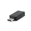 Picture of USB 3,0 adapter Type-C CM/AF, BLACK, GEMBIRD A-USB3-CMAF-01