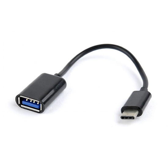 Picture of USB 2.0 adapter/kabl GEMBIRD Type-C CM/AF 20cm, A-OTG-CMAF2-01