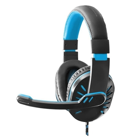 Picture of Slušalice sa mikrofonom ESPERANZA CROW, gaming, blue, volume control, EGH330B