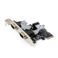 Picture of Kontroler 2 serial port PCI-Express GEMBIRD SPC-22, 2 x RS232, extra low-profile