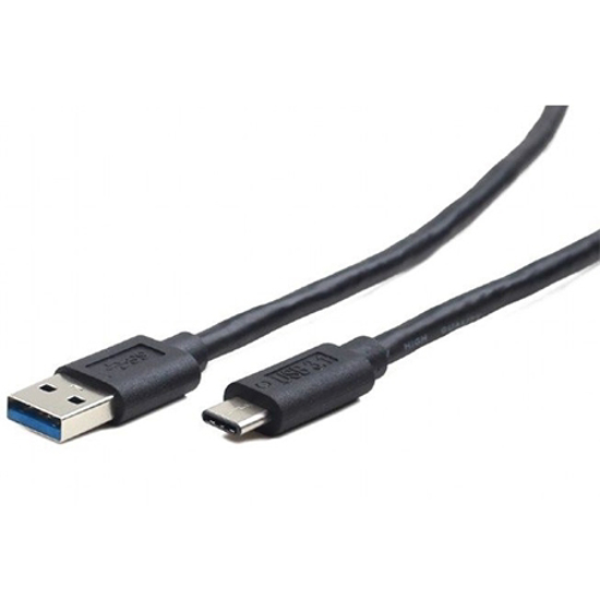 Picture of USB 3.0 kabal AM to Type-C AM/CM, 0,5m, BLACK, GEMBIRD CCP-USB3-AMCM-0.5M