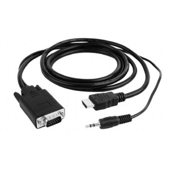 Picture of HDMI adapter kabal GEMBIRD A-HDMI-VGA-03-10 HDMI to VGA, 3m, adapter + audio