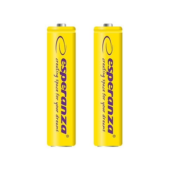 Picture of Punjive baterije ESPERANZA RECHARGEABLE Ni-MH AAA 1000MAH 2kom. yellow, EZA101Y
