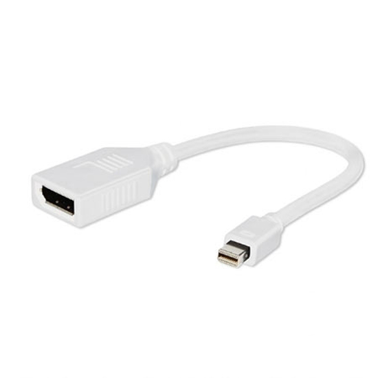 Picture of Mini DisplayPort adapter GEMBIRD, A-mDPM-DPF-001-W, Mini DisplayPort na standardni DisplayPort, white