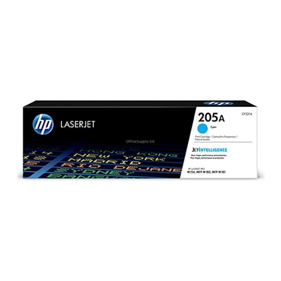 Picture of Toner HP 205A Cyan CF531A za color MFP M180n/M180nw/M181fw 1100 str.
