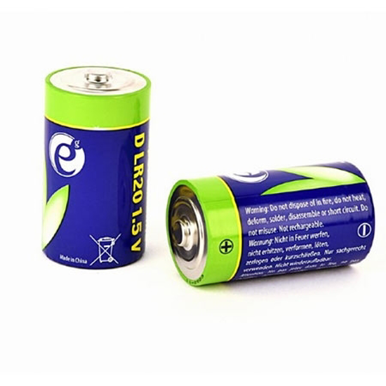 Picture of Gembird alkalna baterija D-cell LR20 1.5V, 2kom, EG-BA-LR20-01