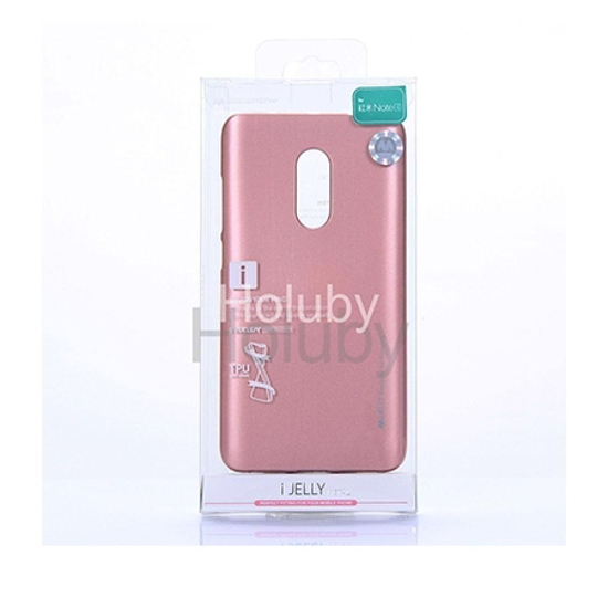 Picture of Zaštitna futrola Mercury i-Jelly metal case Xiaomi REDMI NOTE 4/4X PINK