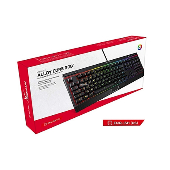 Picture of Tastatura HyperX Alloy Core RGB Gaming Keyboard, US HX-KB5ME2-US 4P4F5AA