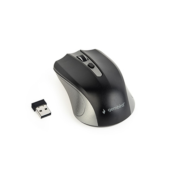 Picture of Miš GEMBIRD MUSW-4B-04-GB, wireless , optical, space gray/black, up to 1600 dpi