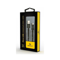 Picture of USB 2.0 kabl Micro-USB charging and data cable, 1 m, black, GEMBIRD CC-USB2P-AMmBM-1M