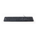 Picture of Tastatura GEMBIRD, KB-U-103, Standard keyboard, USB, US layout, black