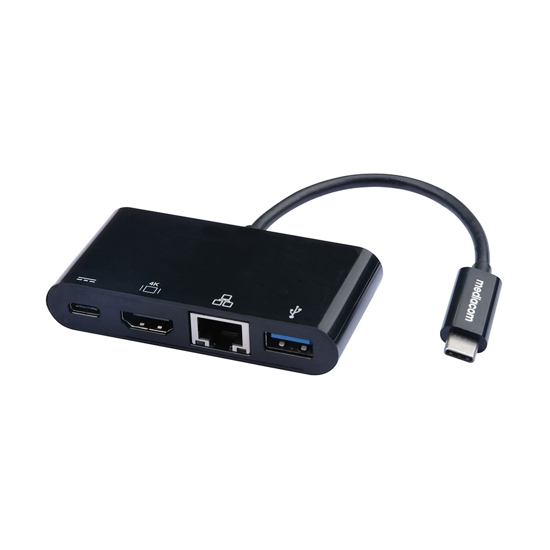 Picture of MEDIACOM M-DOCKTPC MD TYPEC-HDMI/USB-A/RJ45/PD ADAPTER