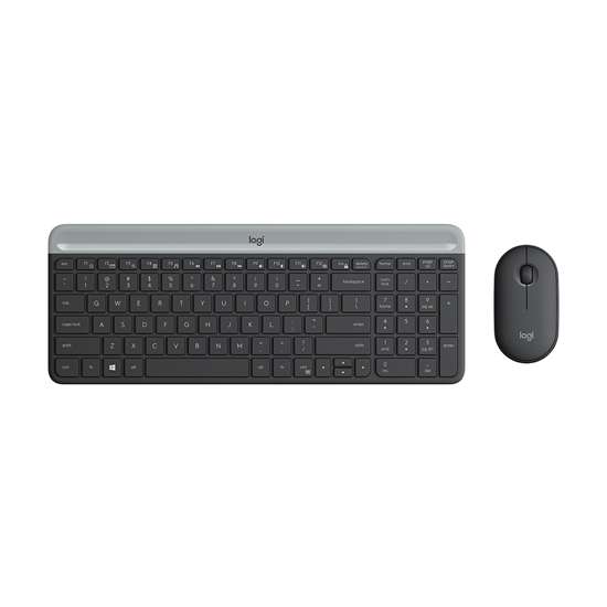 Picture of Tastatura + miš bežično Logitech Slim Combo MK470 - GRAPHITE - HRV-SLV, 920-009264/9204