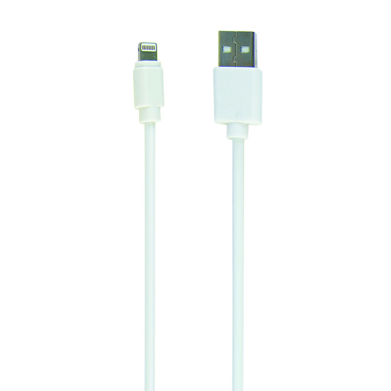 Picture of USB 2,0 kabal sync and charging iPhone, white, 3m, GEMBIRD CC-USB2-AMLM-W-10