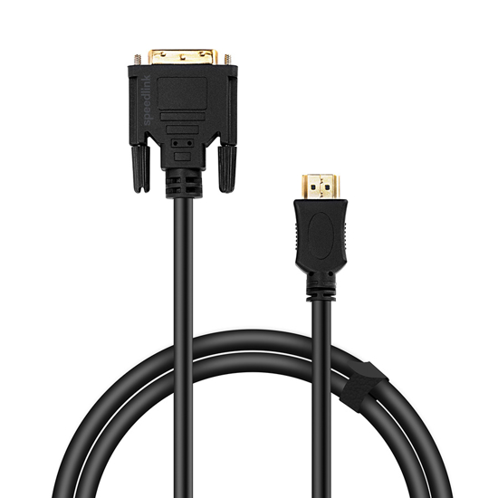 Picture of DVI to HDMI kabl SPEEDLINK HQ, 1,80m SL-170003-BK