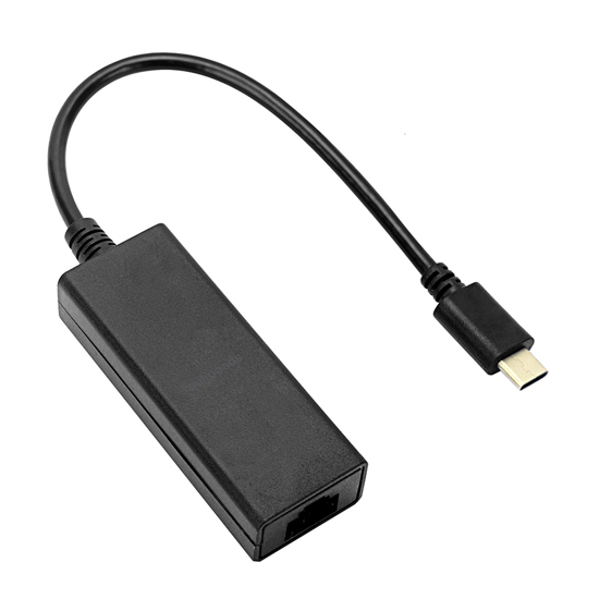 Picture of USB adapter kabl Type-C  to LAN, SPEEDLINK USB-C to Ethernet Adapter HQ, SL-180015-BK