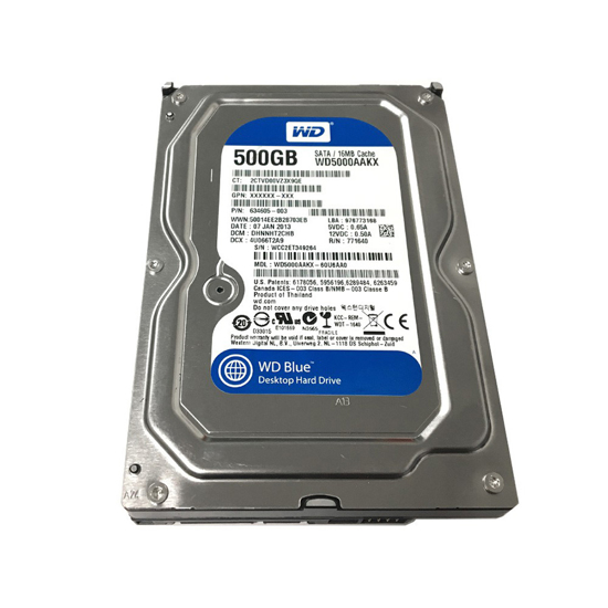 Picture of HDD 500 GB, WD5000AAKX-P, SATA-6GB, 7200 rpm, 16 MB, Pull