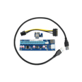 Picture of PCI Riser Mining Extender USB3.0 PCI-ex 6-pin power connector, SATA,  GEMBIRD, RC-PCIEX-03