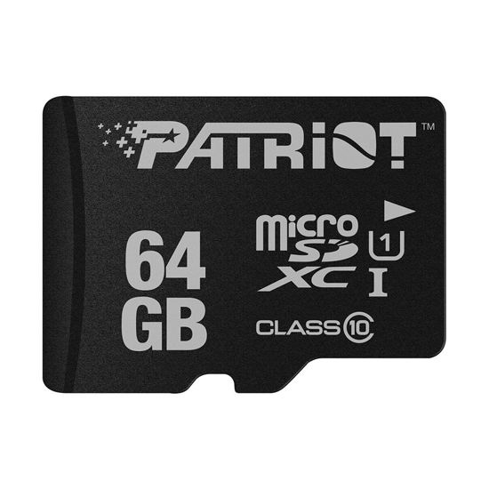Picture of MICRO SD PATRIOT 64GB LX Series UHS-I PSF64GMDC10