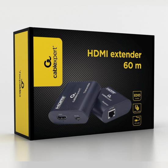 Picture of HDMI kabl extender GEMBIRD, do 60m preko CAT6 LAN kabla, DEX-HDMI-03