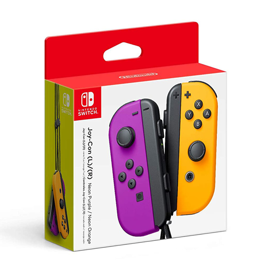 Picture of Nintendo Switch Joy-Con Pair Neon Purple & Neon orange
