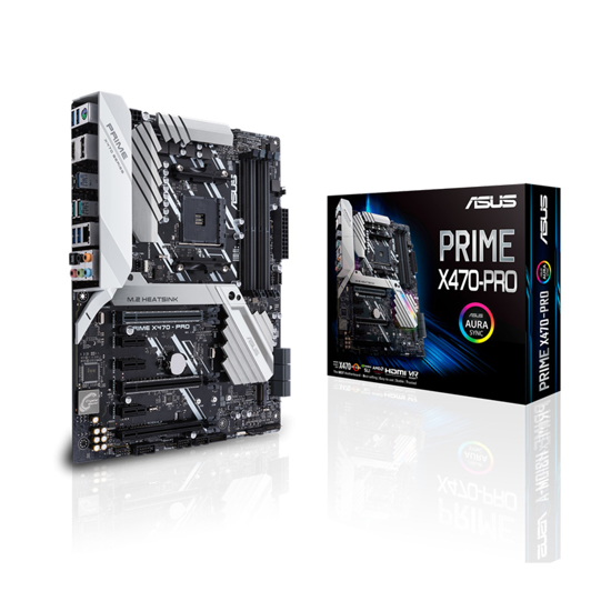 Picture of ASUS MB PRIME  X470-PRO  AM4;AMD X470;4xDDR4 HDMI,DP;RAID;ATX