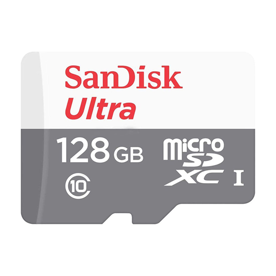 Picture of Micro SD SanDisk SDXC 128GB Ultra 100MB/Class 10/UHS-I bez adaptera SDSQUNR-128G-GN3MN