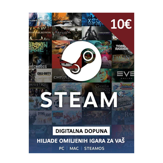 Picture of Steam gift card 10€ - Global