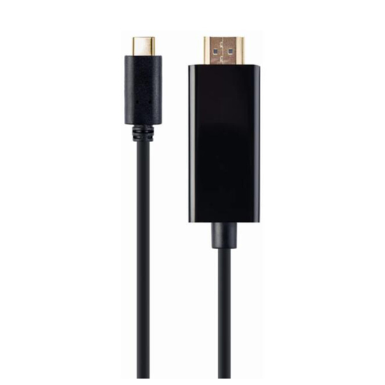 Picture of USB adapter Type-C to HDMI-male adapter, 4K 60Hz, 2 m, black, GEMBIRD, A-CM-HDMIM-02
