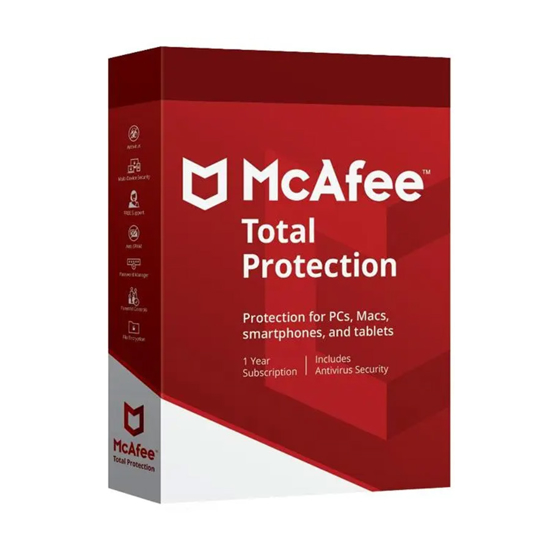 Picture of McAfee Total Protection 3 Devices 1 Year