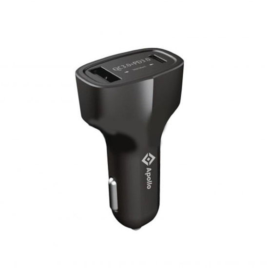 Picture of CAR CHARGER APOLLO C206 USB +PD 38W