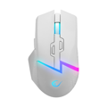 Picture of Miš gaming RAMPAGE DROP M3, white, RGB, wireless, 10000dpi