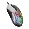 Picture of Miš gaming RAMPAGE SMX-R66 ROCKET Ultra Light silver, RGB LED, 12000dpi