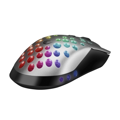 Picture of Miš gaming RAMPAGE SMX-R66 ROCKET Ultra Light silver, RGB LED, 12000dpi