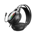 Picture of Slušalice sa mikrofonom gaming RAMPAGE RM-K71 LINE black, 3,5 mm + USB, Rainbow Iluminated, PC/PS4/XBOX